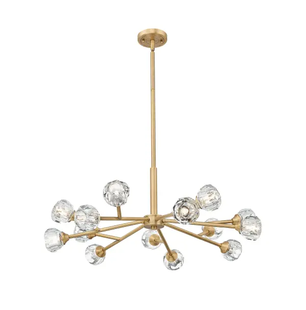 Aurora - Brushed Brass - Chandelier