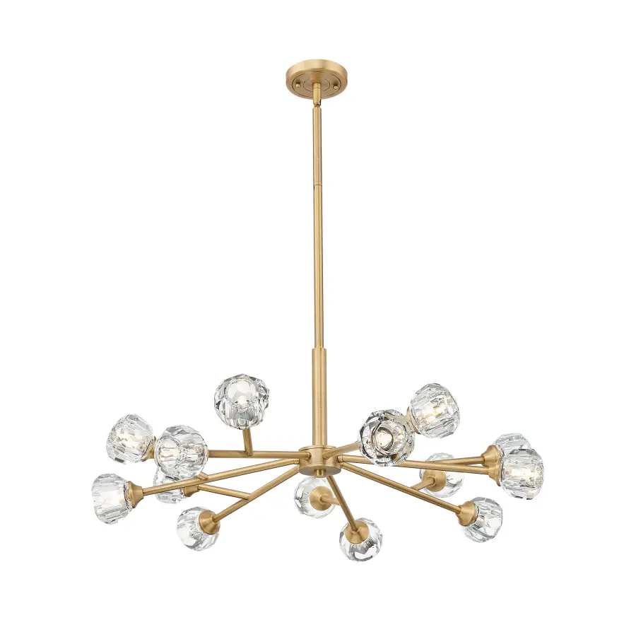 Aurora - Brushed Brass - Chandelier