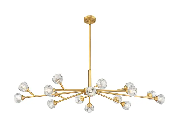 Aurora - Brushed Brass - Chandelier