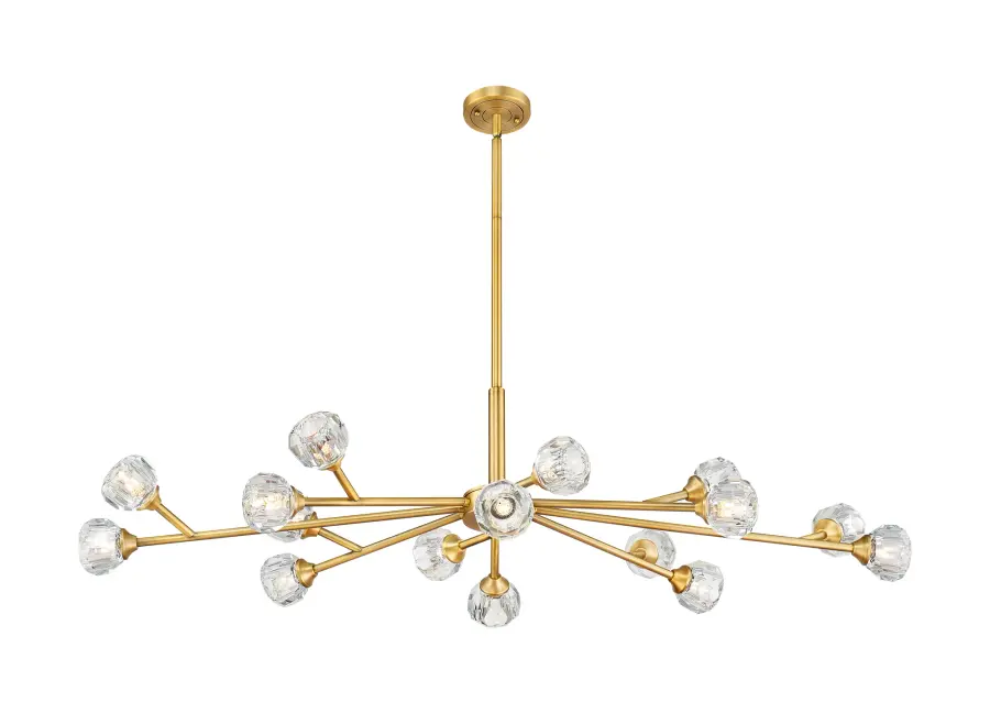 Aurora - Brushed Brass - Chandelier