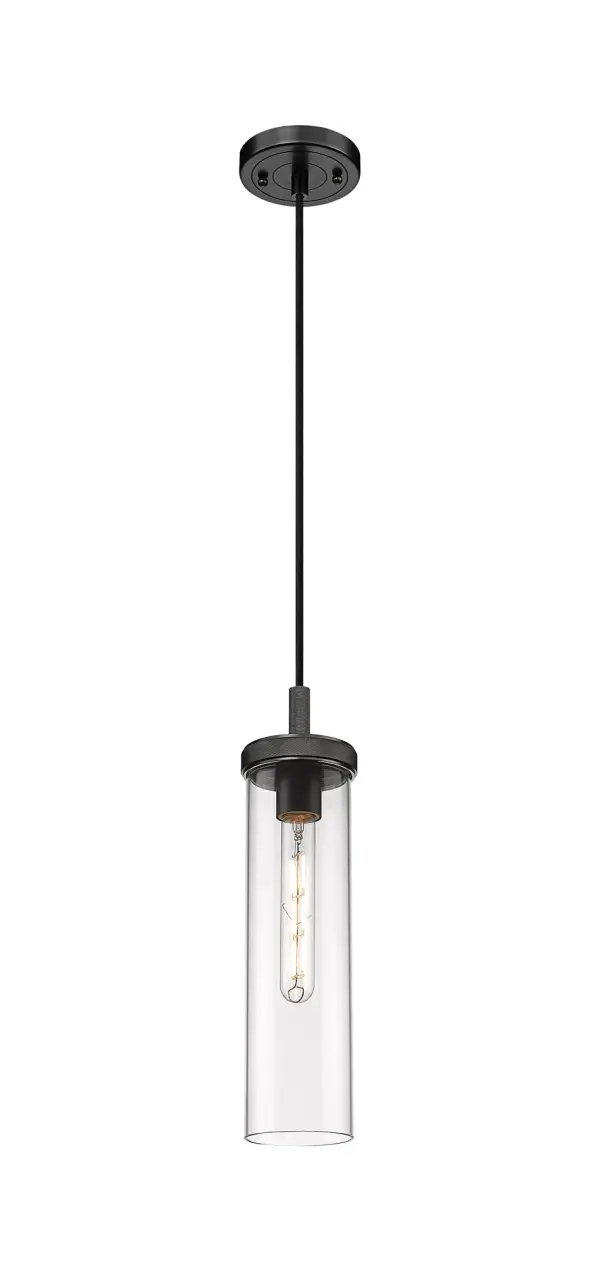 The Lincoln collection makes a statement with bold and striking details. The impressive glass cylinder shade sits atop a refined metal frame that features perfectly placed knurling details. Lincoln is a gorgeous addition to traditional or restoration decor.