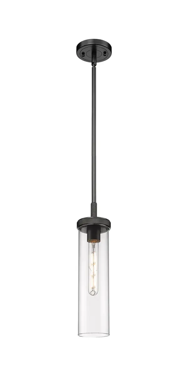 The Lincoln collection makes a statement with bold and striking details. The impressive glass cylinder shade sits atop a refined metal frame that features perfectly placed knurling details. Lincoln is a gorgeous addition to traditional or restoration decor.