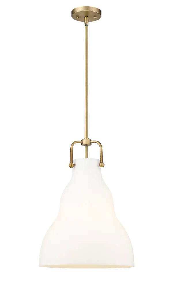 If soft elegance with an industrial touch is what you're looking for then the Haverhill Collection is for you. The unique bell shaped shade is made of hand blown glass that delivers a warm and airy feel with its graceful lines.