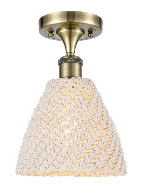 A truly dynamic fixture, the Ballston fits seamlessly amidst most décor styles. Its sleek design and vast offering of finishes and shade options makes the Ballston an easy choice for all homes.
