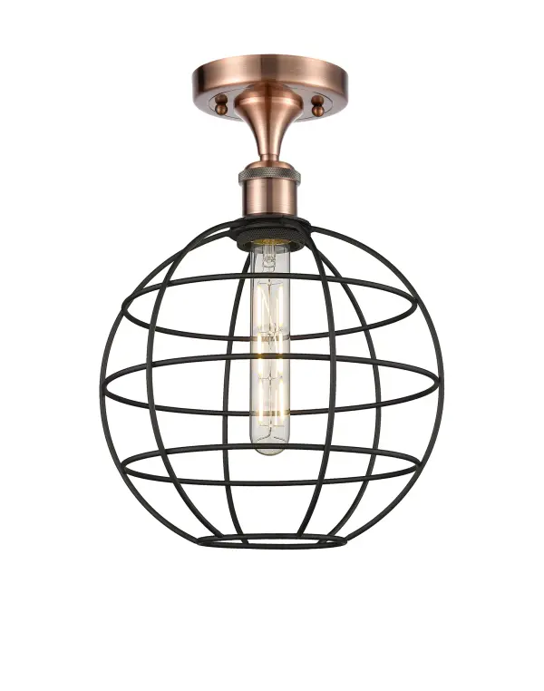 The Lake Placid pendants are versatile and showcase the popular orb wire cage design.  With five sizes, multiple finish options, choice of bulb type, and stem or cord mount, you can make this fixture your own.  The orb cage is timeless and an excellent choice for transitional to modern farmhouse to restoration decor.