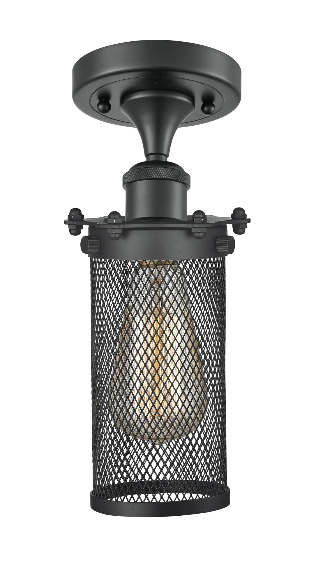Bleecker - Matte Black - Flush Mount