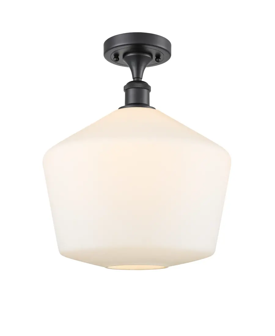 Cindyrella - Matte Black - Semi-Flush Mount - Image 1