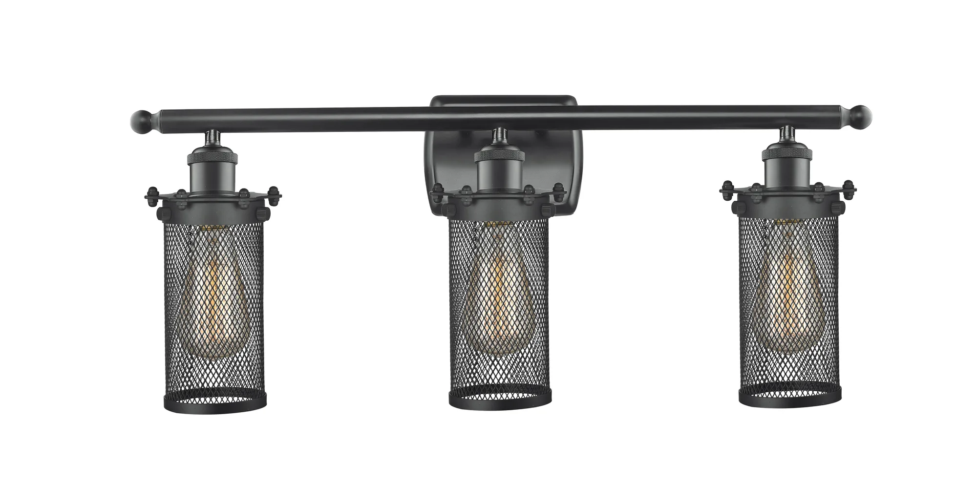Bleecker - Matte Black - Bath Vanity Light