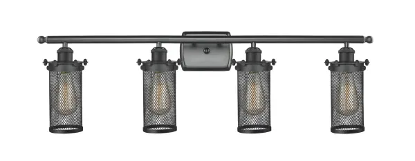 The Austere makes quite an impact. Its industrial vintage look transports you back in time while still offering a crisp contemporary feel. This sultry collection has a 180 degree adjustable swivel that allows for more depth of lighting when needed. - alternate view