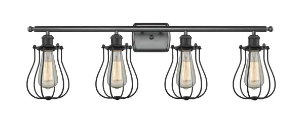 The Ballston makes quite an impact. Its industrial vintage look transports you back in time while still offering a crisp contemporary feel. This sultry collection has a 180 degree adjustable swivel that allows for more depth of lighting when needed. - alternate view