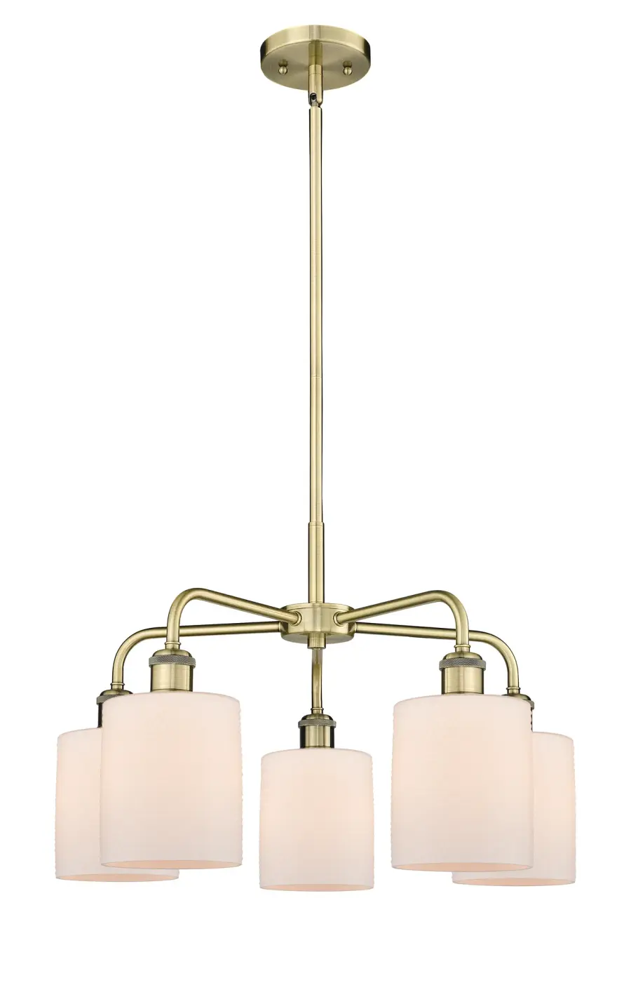 Cobbleskill - Antique Brass - Chandelier - Image 1