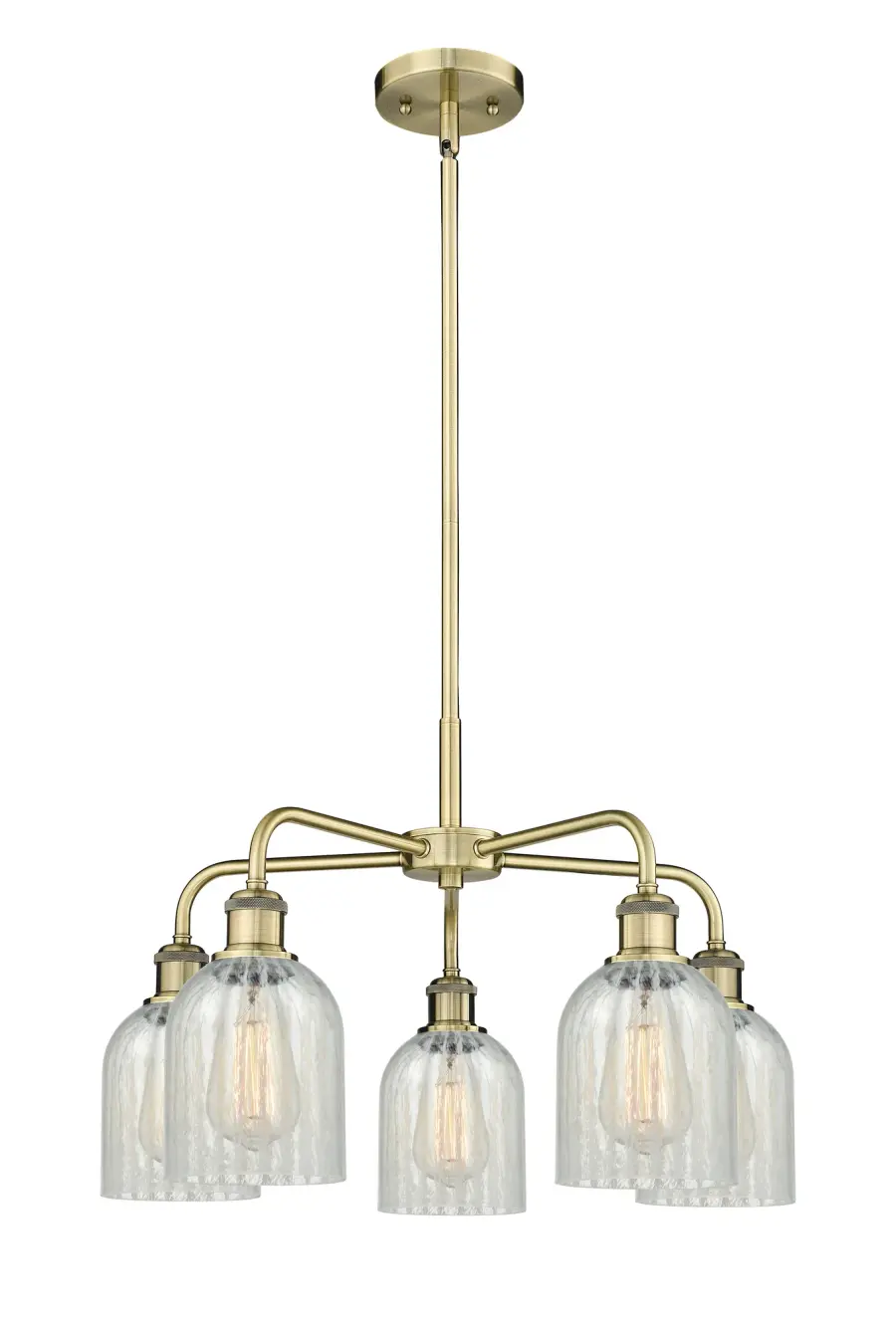 Caledonia - Antique Brass - Chandelier - Image 1