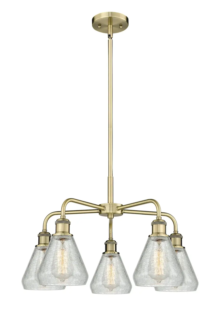 Conesus - Antique Brass - Chandelier - Image 1
