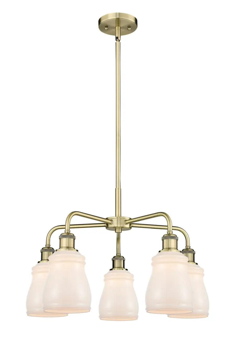 Ellery - Antique Brass - Chandelier - Image 1