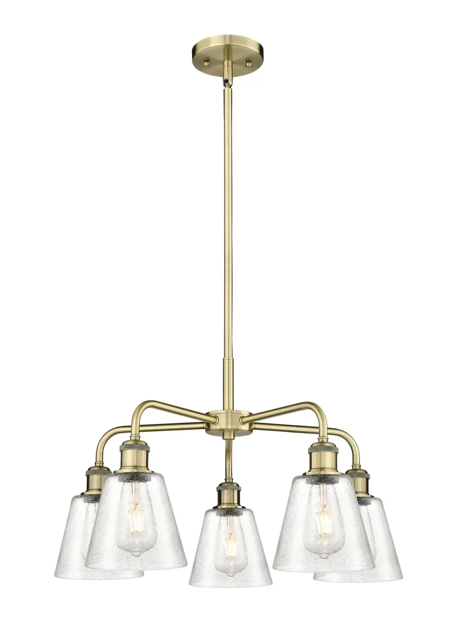 Caton - Antique Brass - Chandelier - Image 1