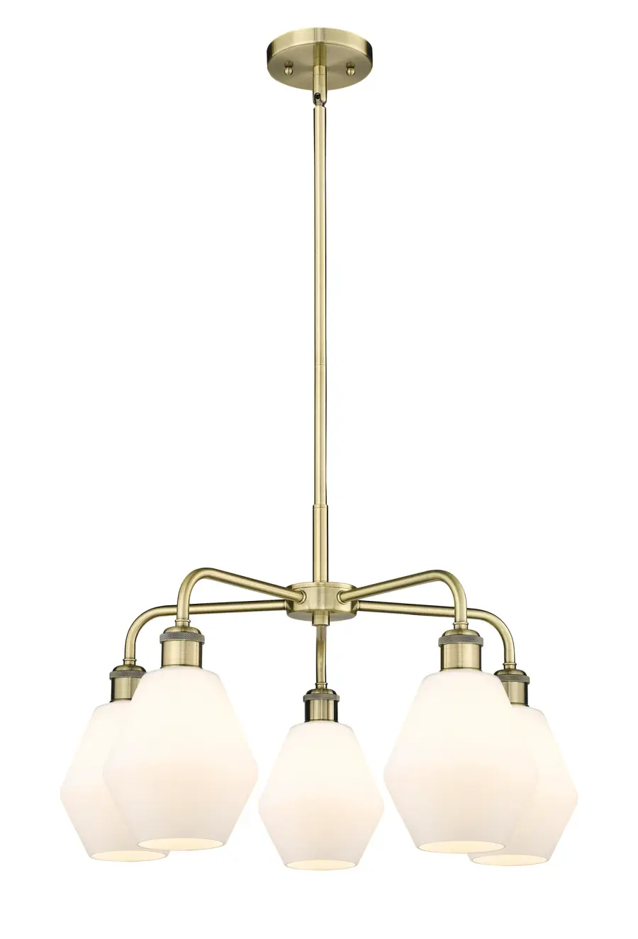 Cindyrella - Antique Brass - Chandelier - Image 1