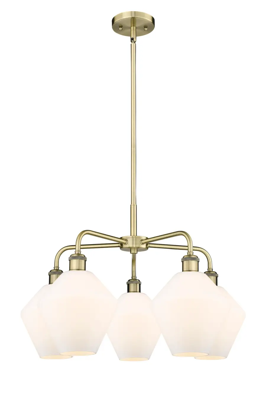 Cindyrella - Antique Brass - Chandelier - Image 1