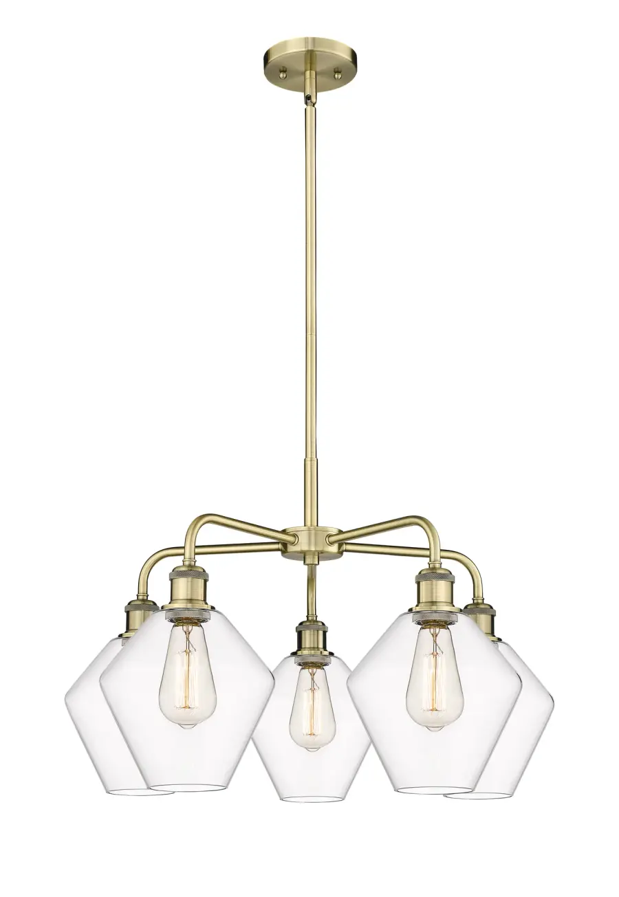 Cindyrella - Antique Brass - Chandelier - Image 1