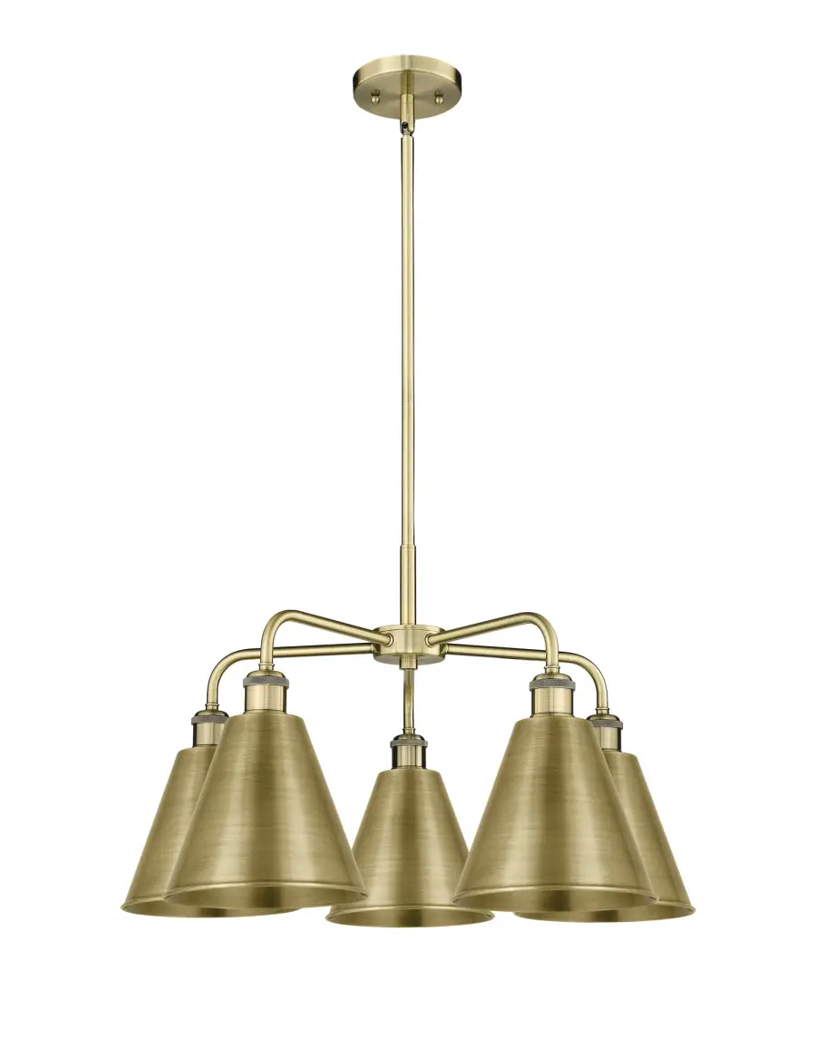 Berkshire - Antique Brass - Chandelier - Image 1