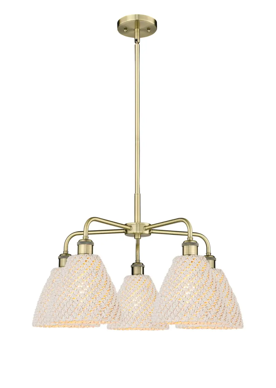 Bristol Natural - 5 Light - Natural shade - Chandelier - Image 1