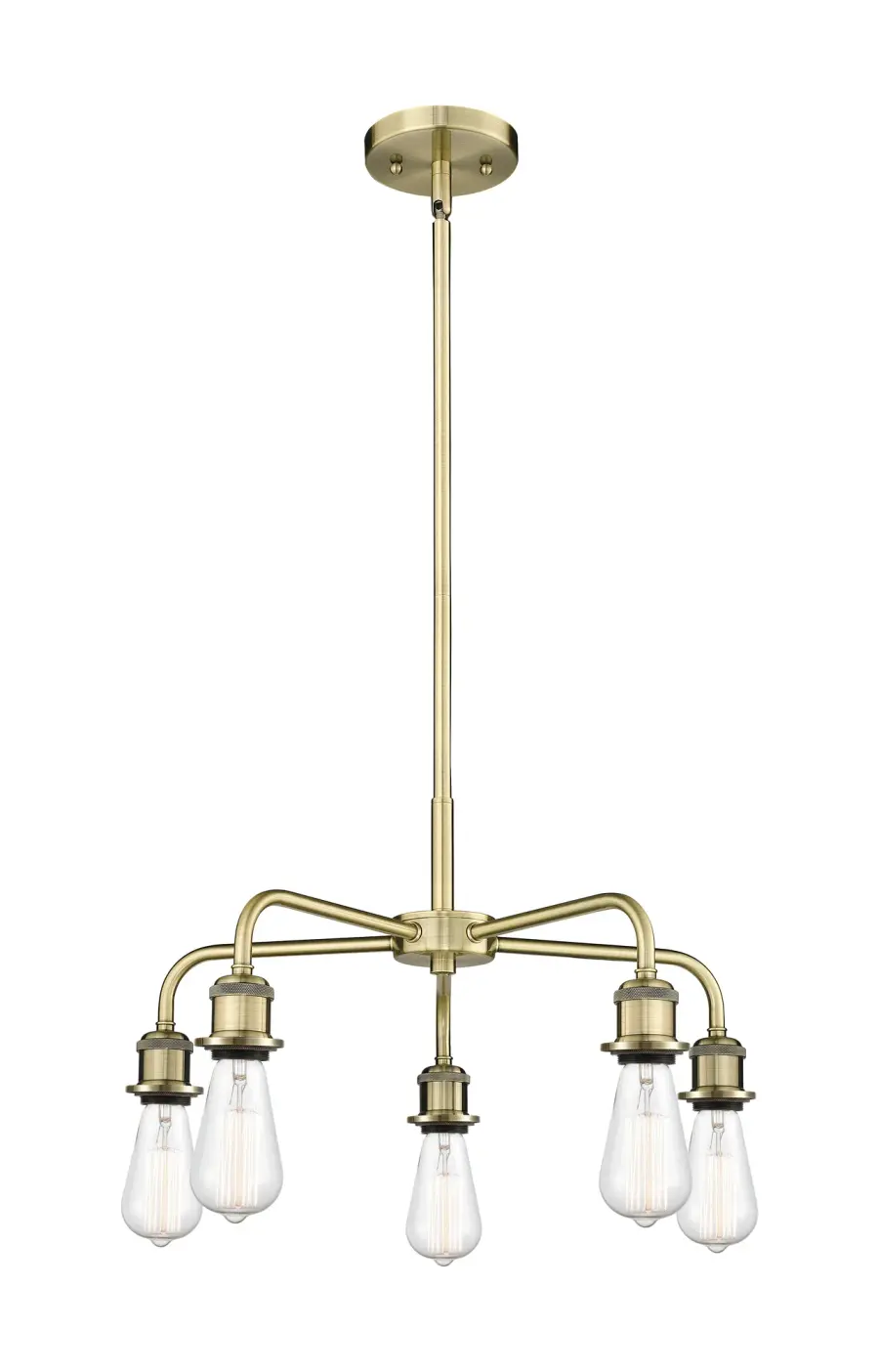 Ballston - Antique Brass - Chandelier - Image 1
