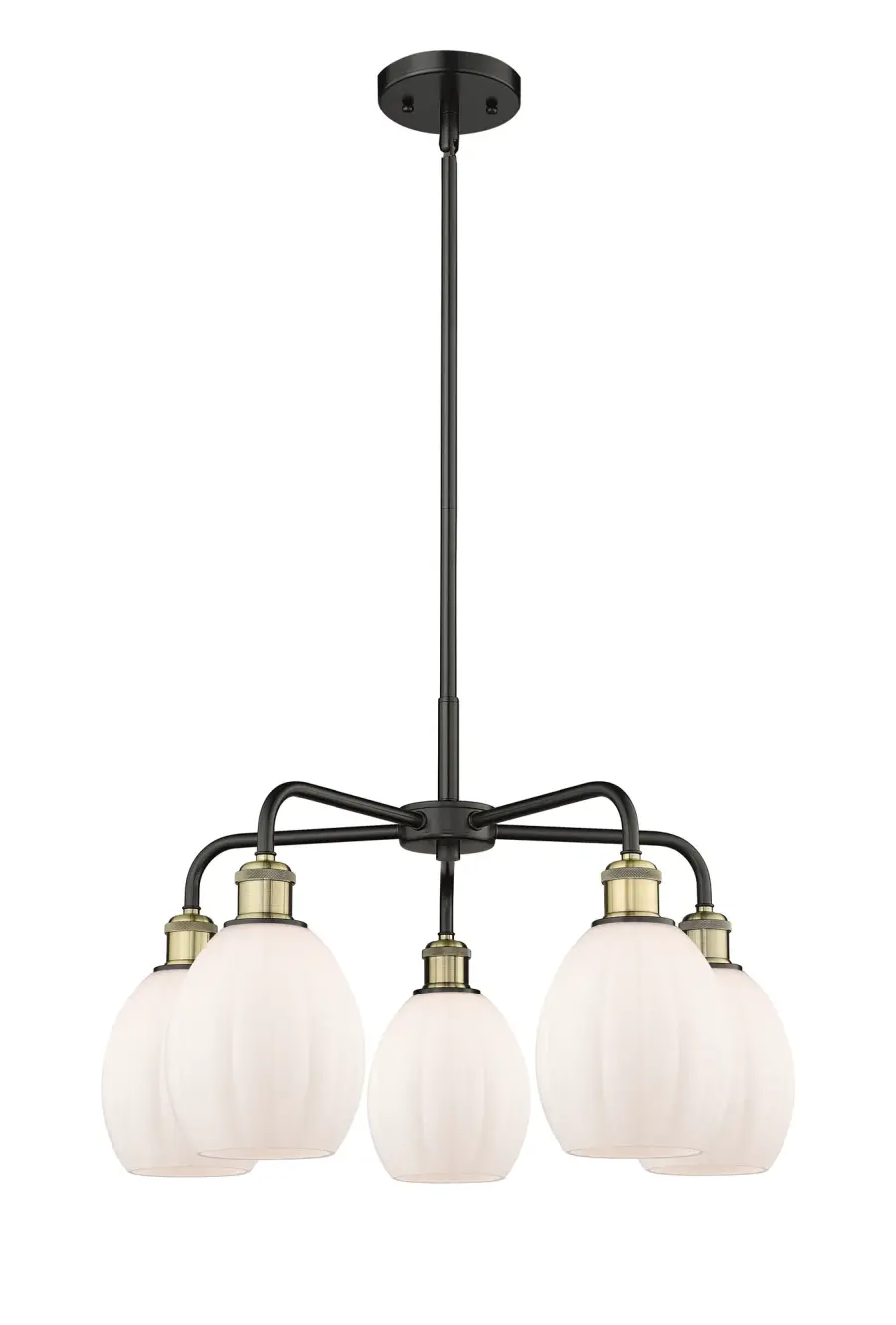 Eaton - Black Antique Brass - Chandelier - Image 1