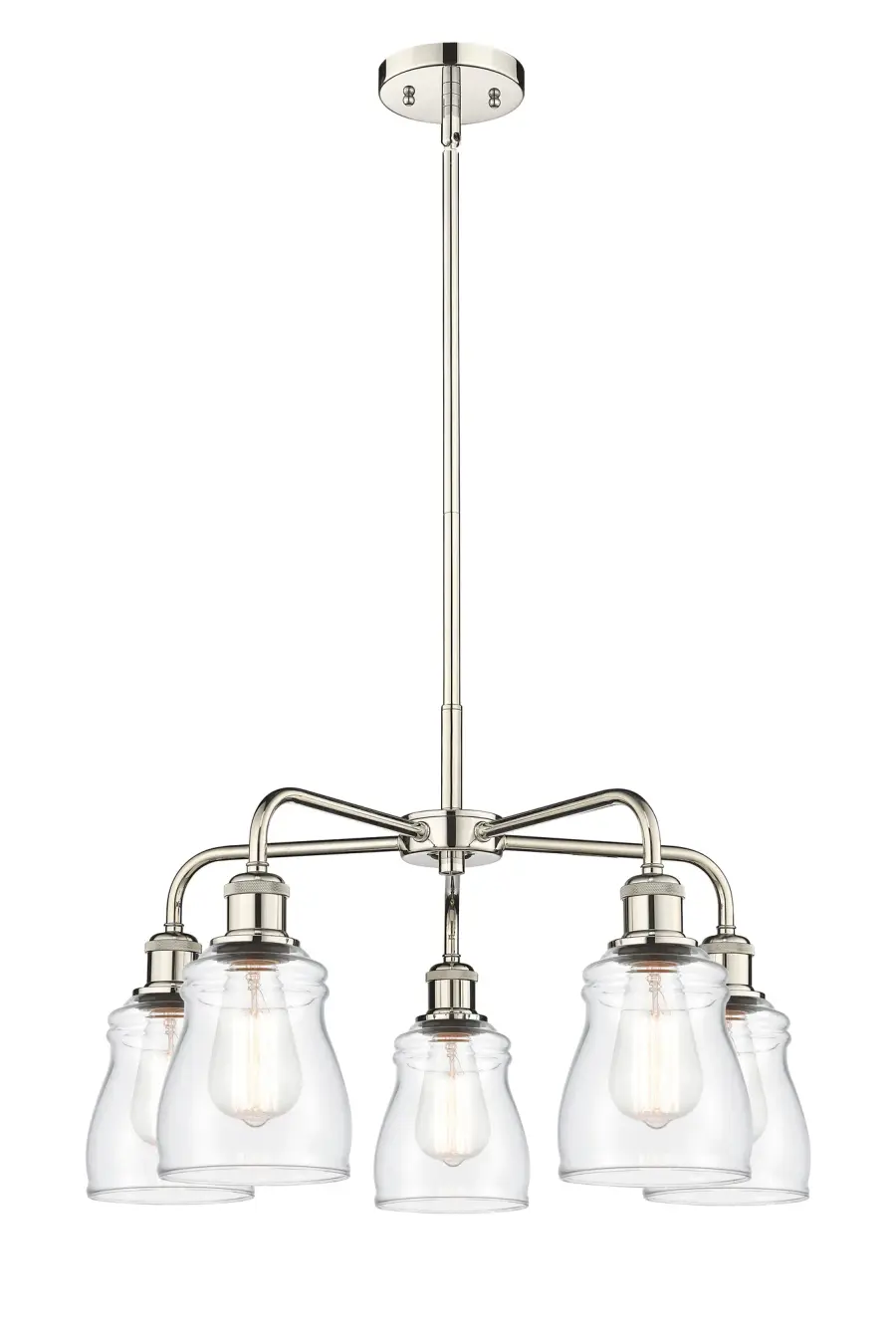 Ellery - Polished Nickel - Chandelier - Image 1