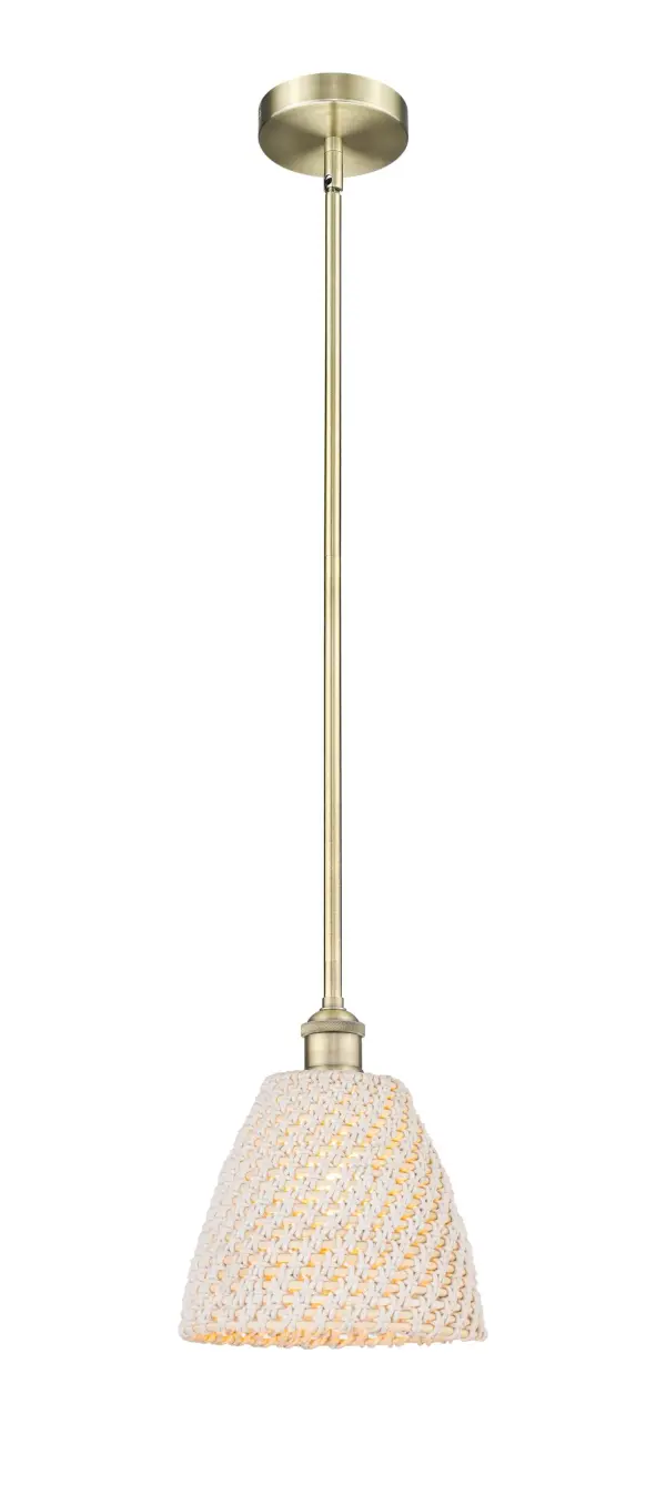 A truly dynamic fixture, the Edison fits seamlessly amidst most décor styles. Its sleek design and vast offering of finishes and shade options makes the Edison an easy choice for all homes.