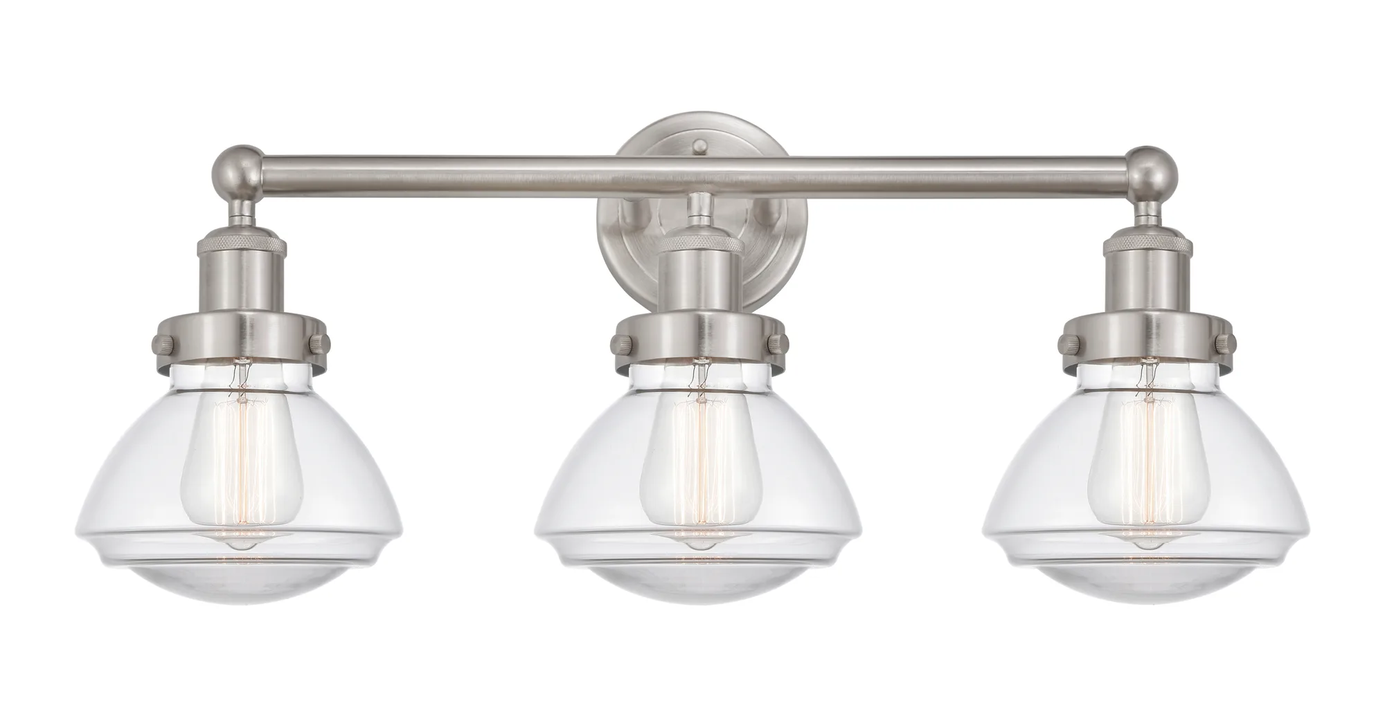 Olean - Brushed Satin Nickel - Bath Vanity Light