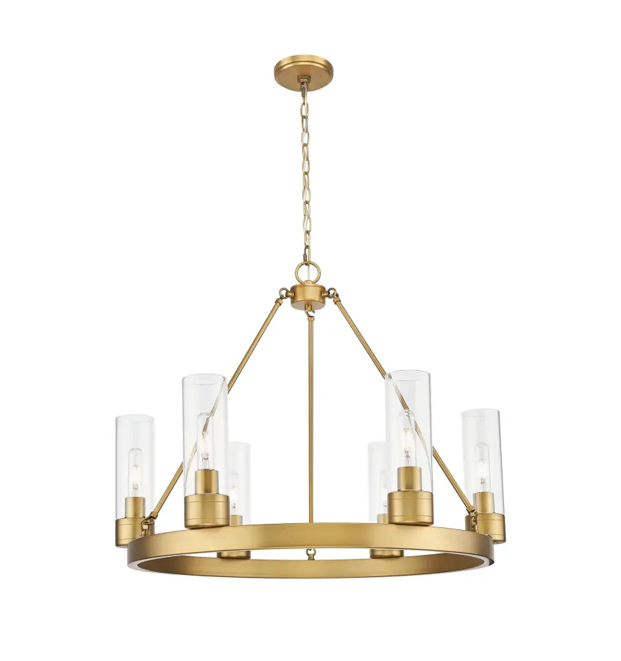 Boreas - Brushed Brass - Chandelier - Image 1