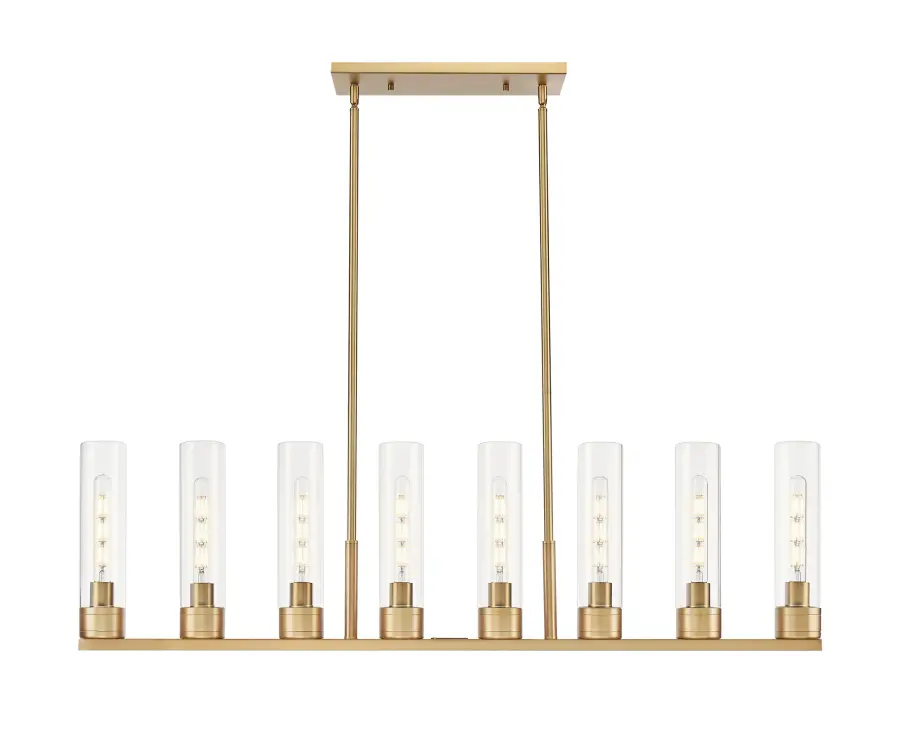 Boreas - Brushed Brass - Linear Pendant - Image 1