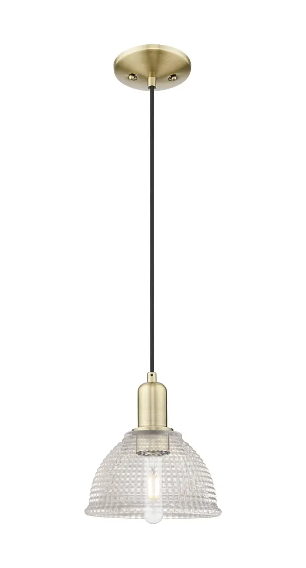 A truly dynamic fixture, the Arcadia fits seamlessly amidst most décor styles. Its sleek design and vast offering of finishes and shade options makes the Arcadia an easy choice for all homes.