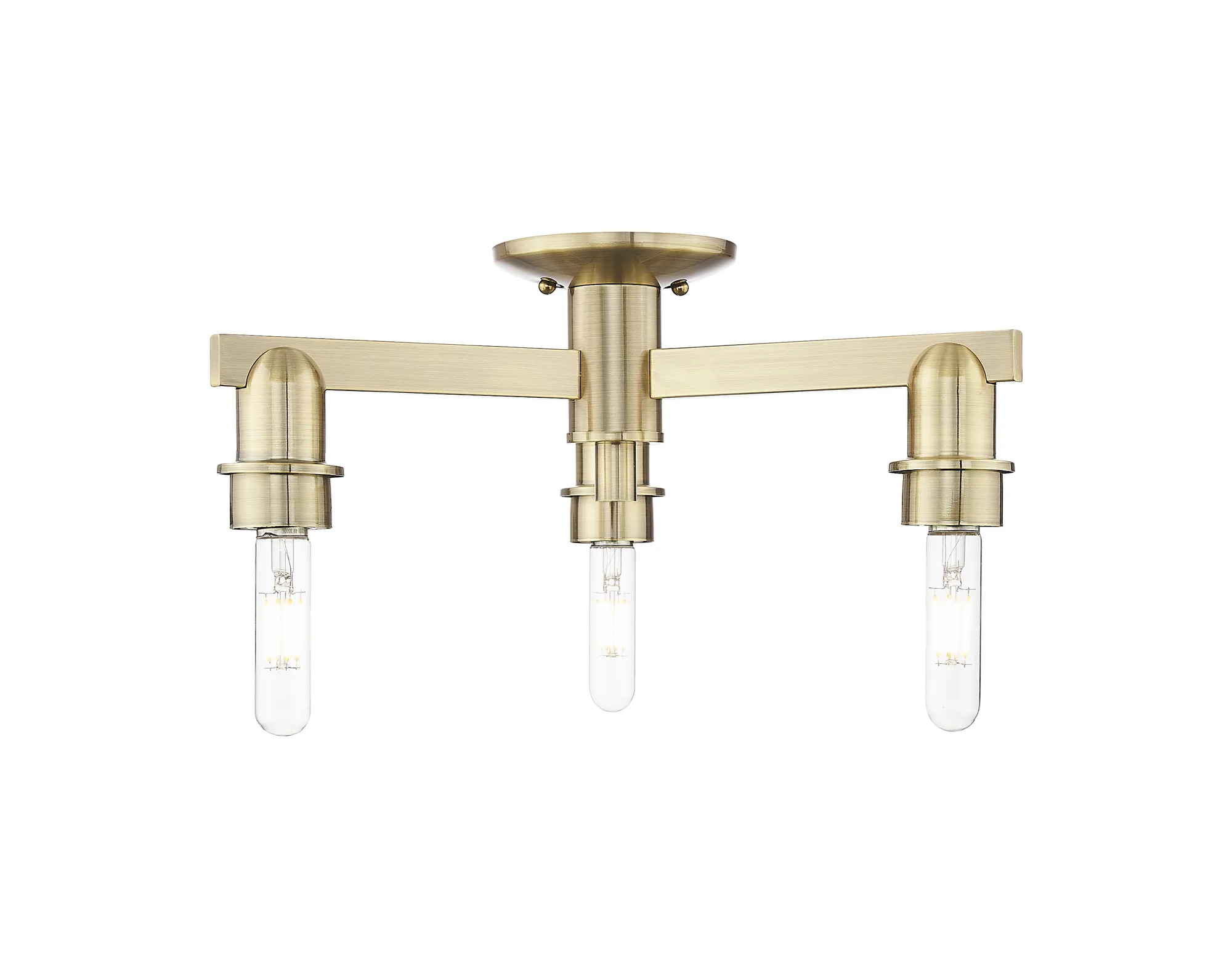 Arcadia - 3 Light - Semi-Flush Mount