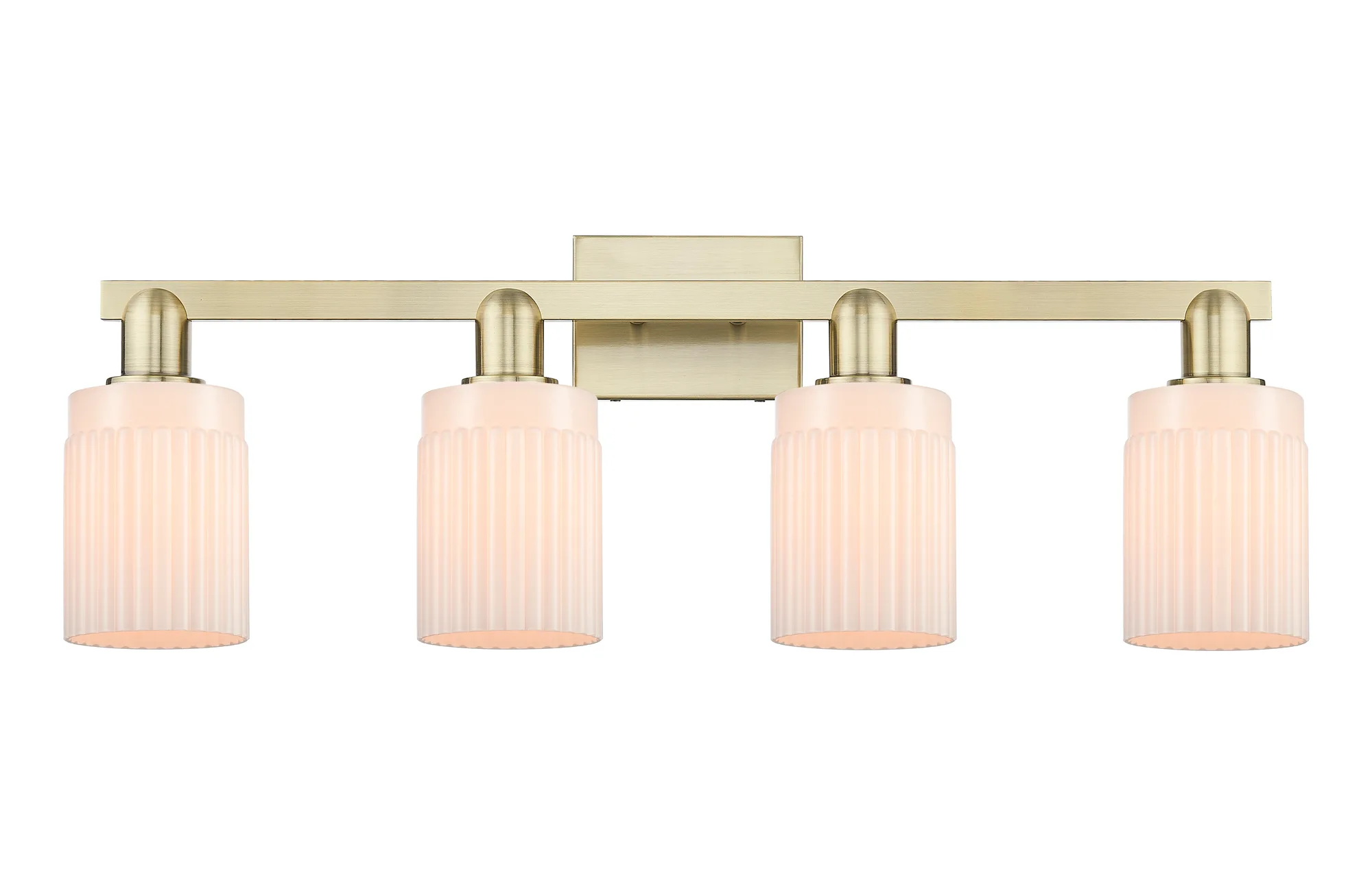 Hadley - 4 Light - Matte White shade - Bath Vanity Light