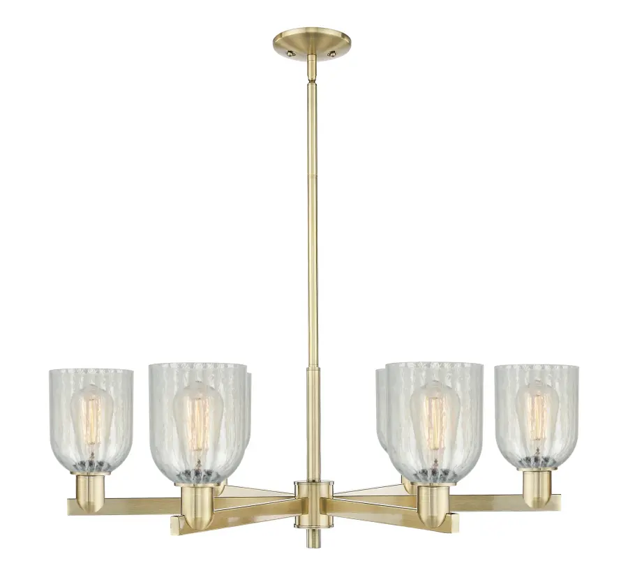 Caledonia - 6 Light - Mouchette shade - Chandelier - Image 1