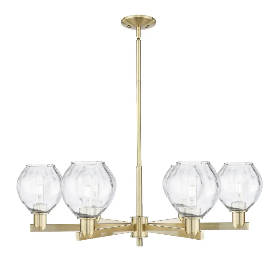 Waverly - 6 Light - Clear shade - Chandelier - Image 1
