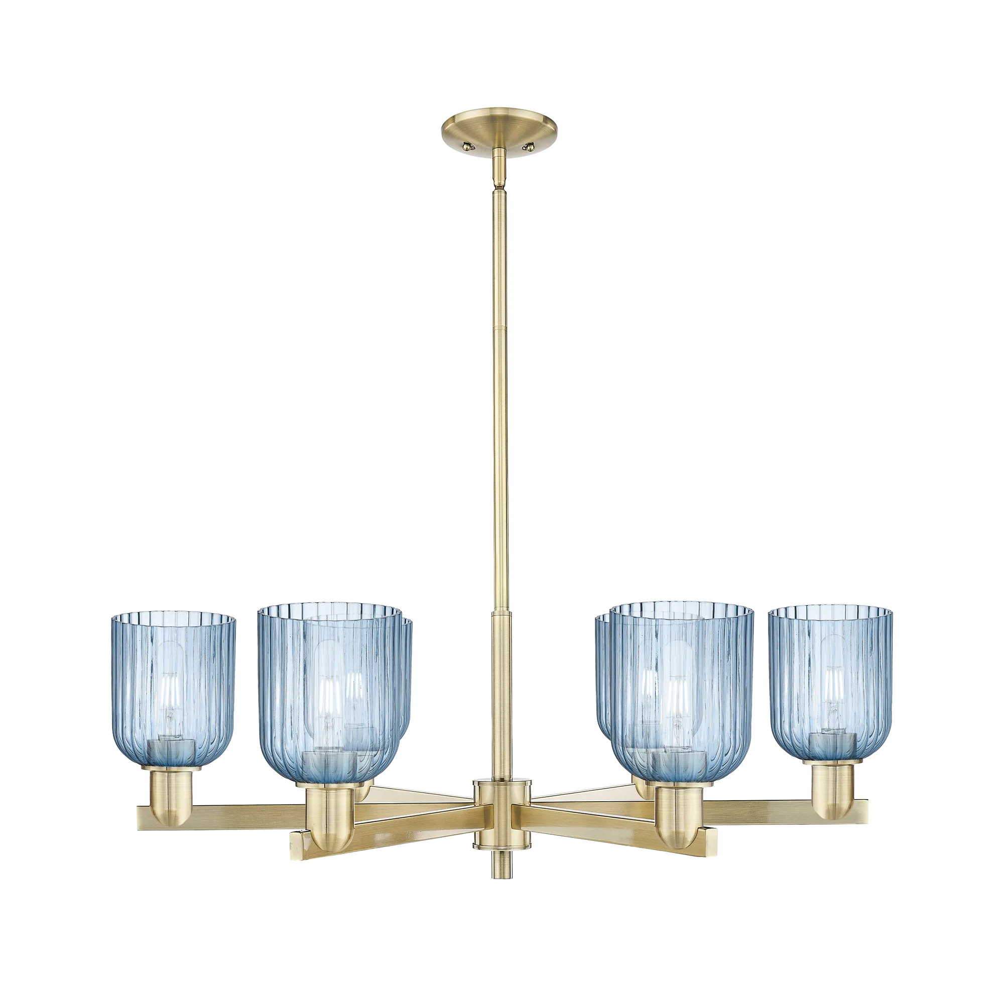 Bridal Veil - Antique Brass - Chandelier