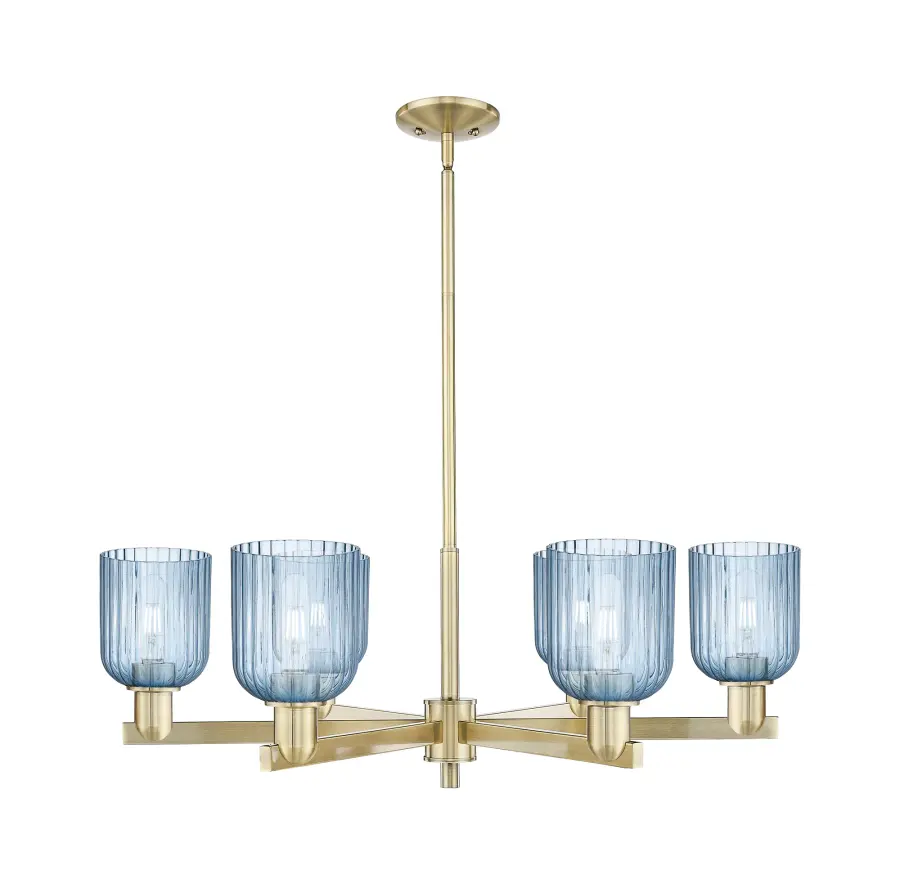 Bridal Veil - Antique Brass - Chandelier - Image 1