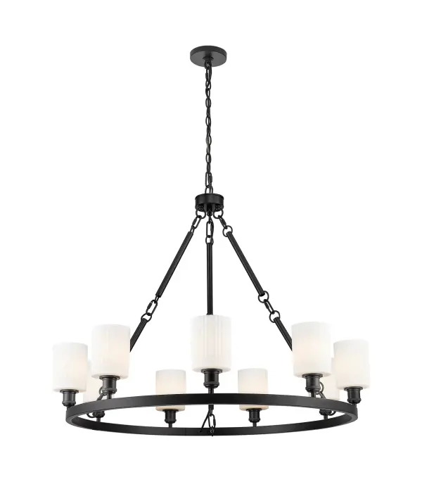 A truly dynamic fixture, the Saloon fits seamlessly amidst most décor styles. Its sleek design and vast offering of finishes and shade options makes the Saloon an easy choice for all homes.