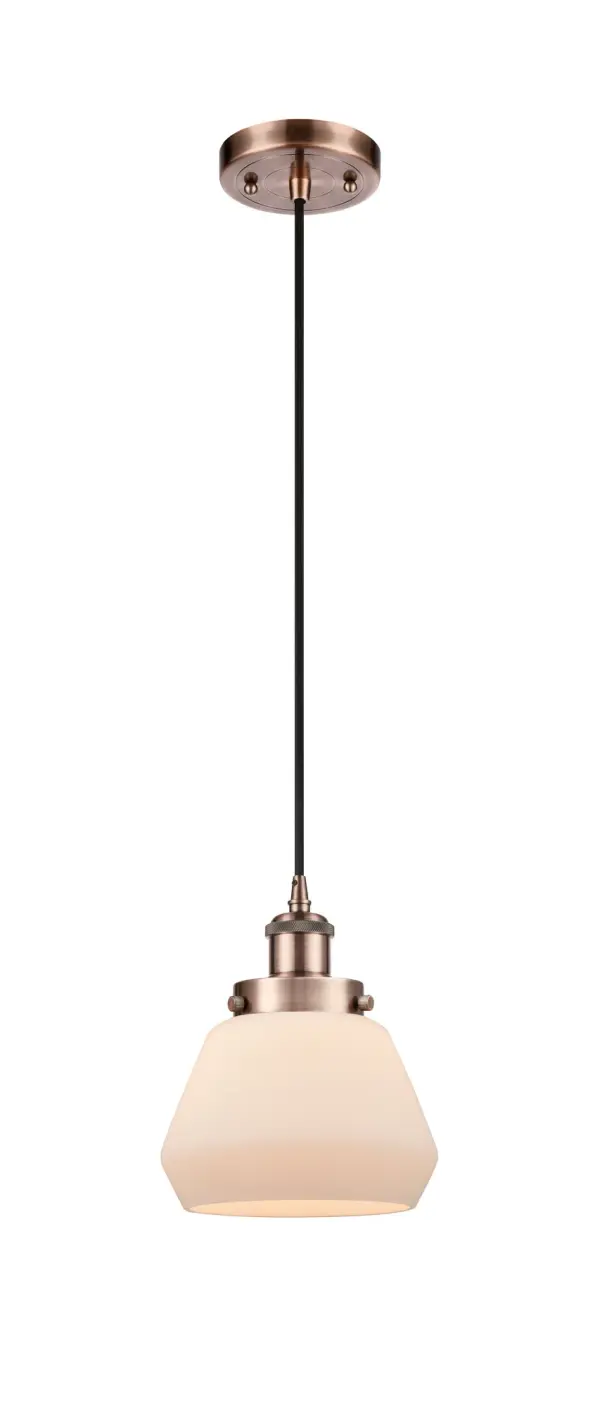 Looking for the sleek style of the Ballston but the ability to add a little flair? The Ballston Urban can be fitted with any of the glass or metal shades from the Franklin collection to create a custom fixture that fits your needs.
