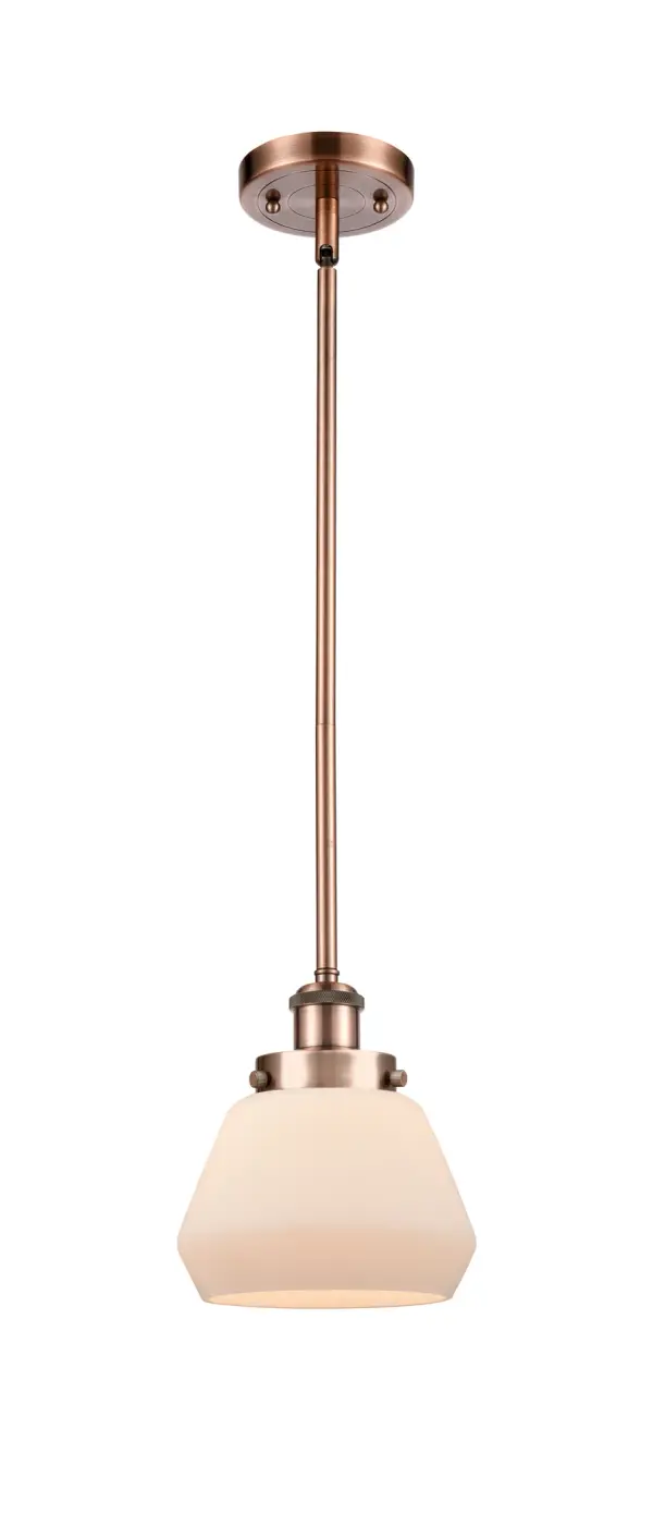 Looking for the sleek style of the Ballston but the ability to add a little flair? The Ballston Urban can be fitted with any of the glass or metal shades from the Franklin collection to create a custom fixture that fits your needs.