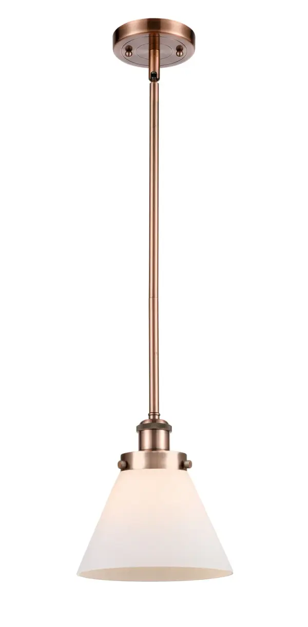 Looking for the sleek style of the Ballston but the ability to add a little flair? The Ballston Urban can be fitted with any of the glass or metal shades from the Franklin collection to create a custom fixture that fits your needs.