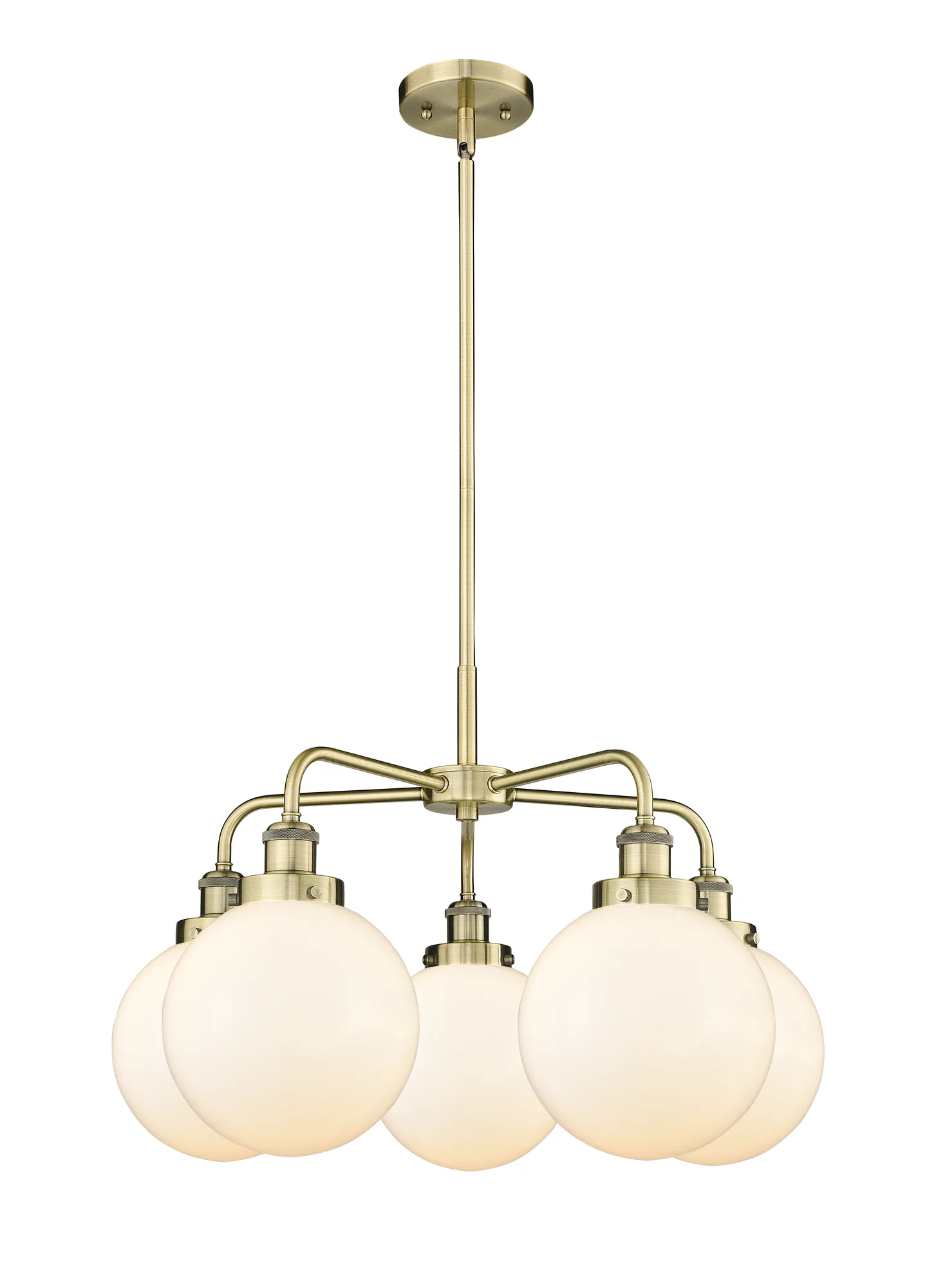 Beacon - Antique Brass - Chandelier