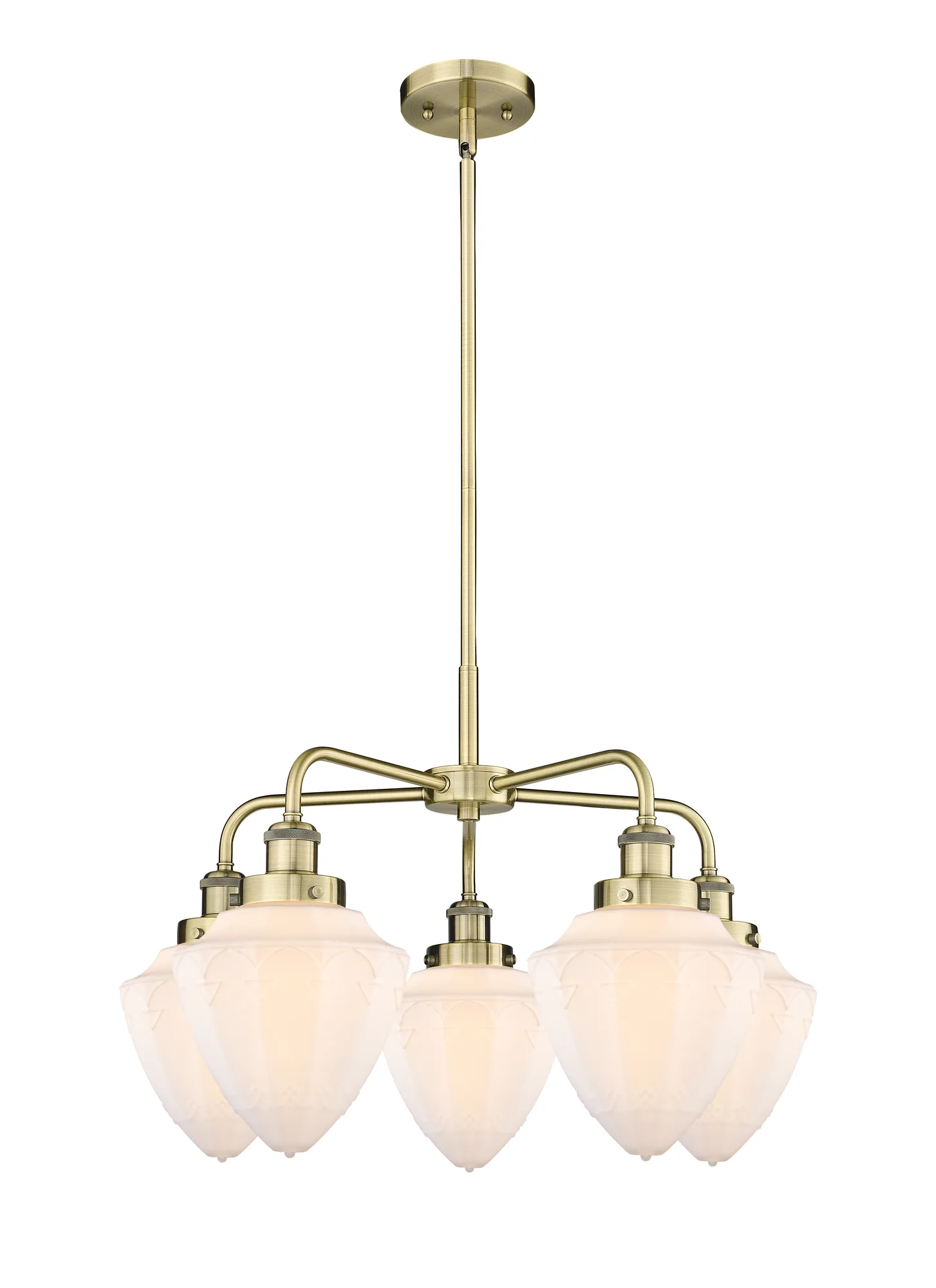 Bullet - Antique Brass - Chandelier