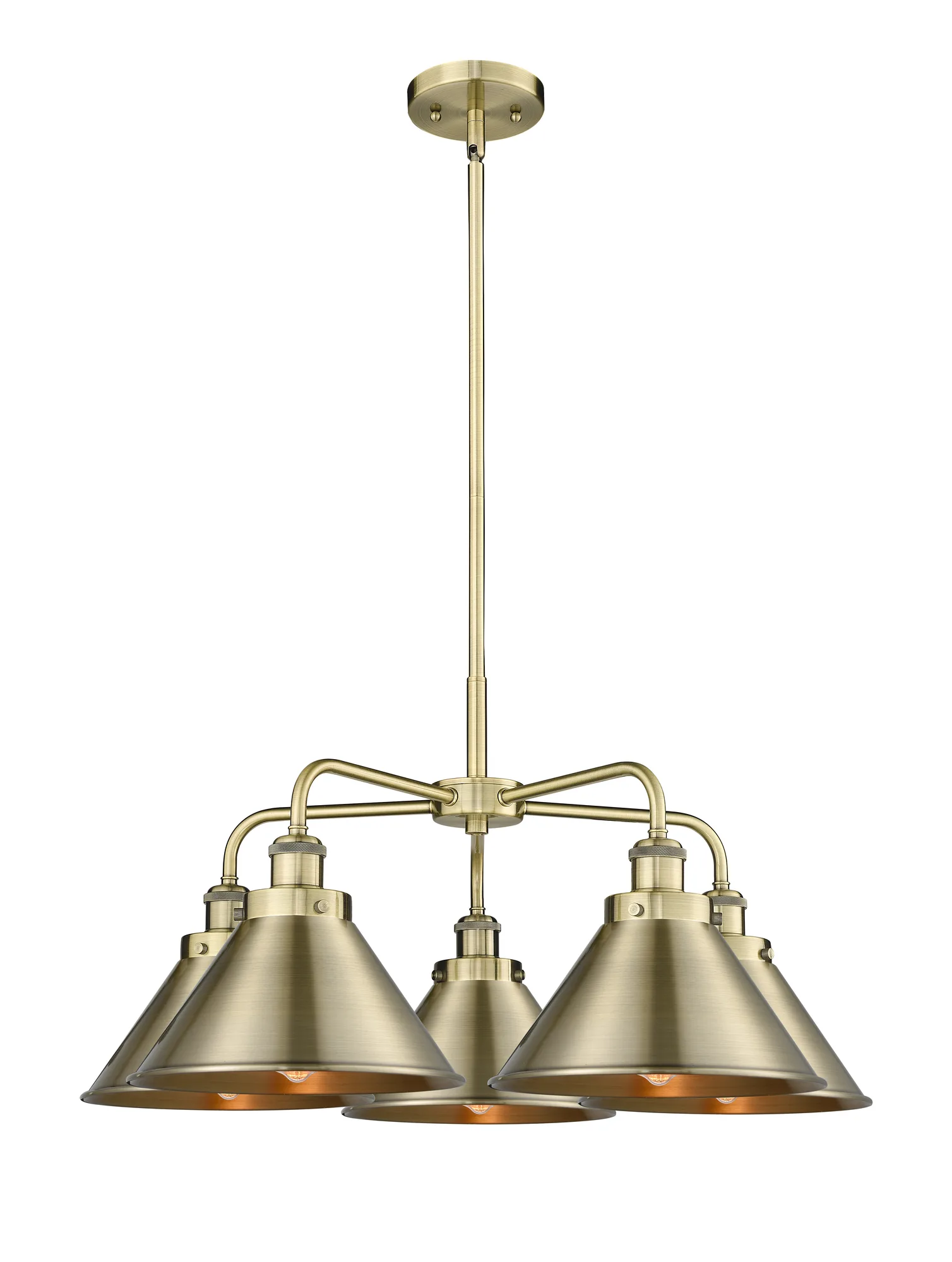 Ballston Urban - Antique Brass - Chandelier