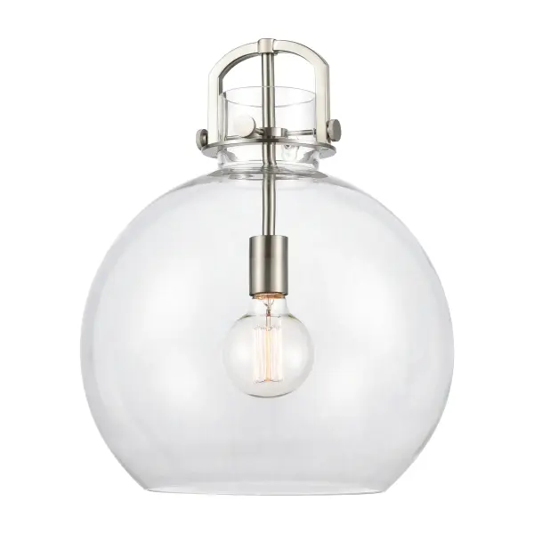 The Newton Sphere is a modern industrial collection that incorporates exceptional architectural details with a beautiful globe shaped shade. The iconic sphere shaped shade is available in either glass or heavy spun metal, making this collection perfect for creating a truly exceptional space.