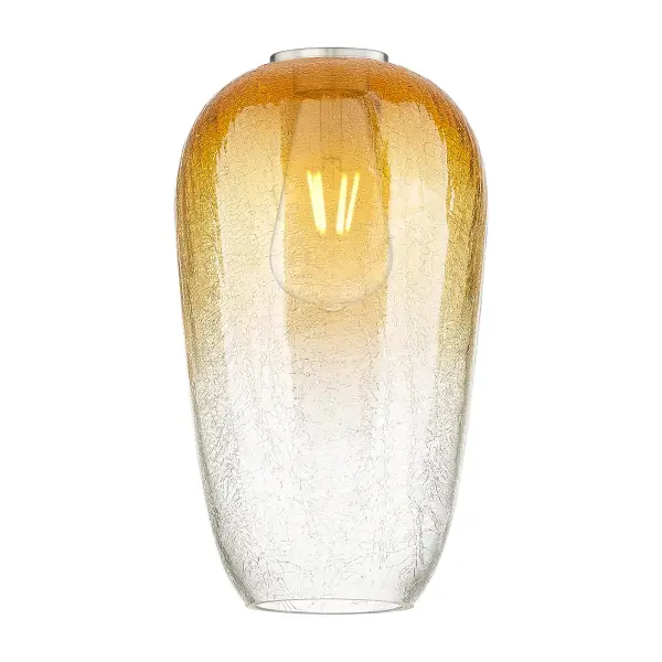 Brookhaven Flute - Amber - Glass
