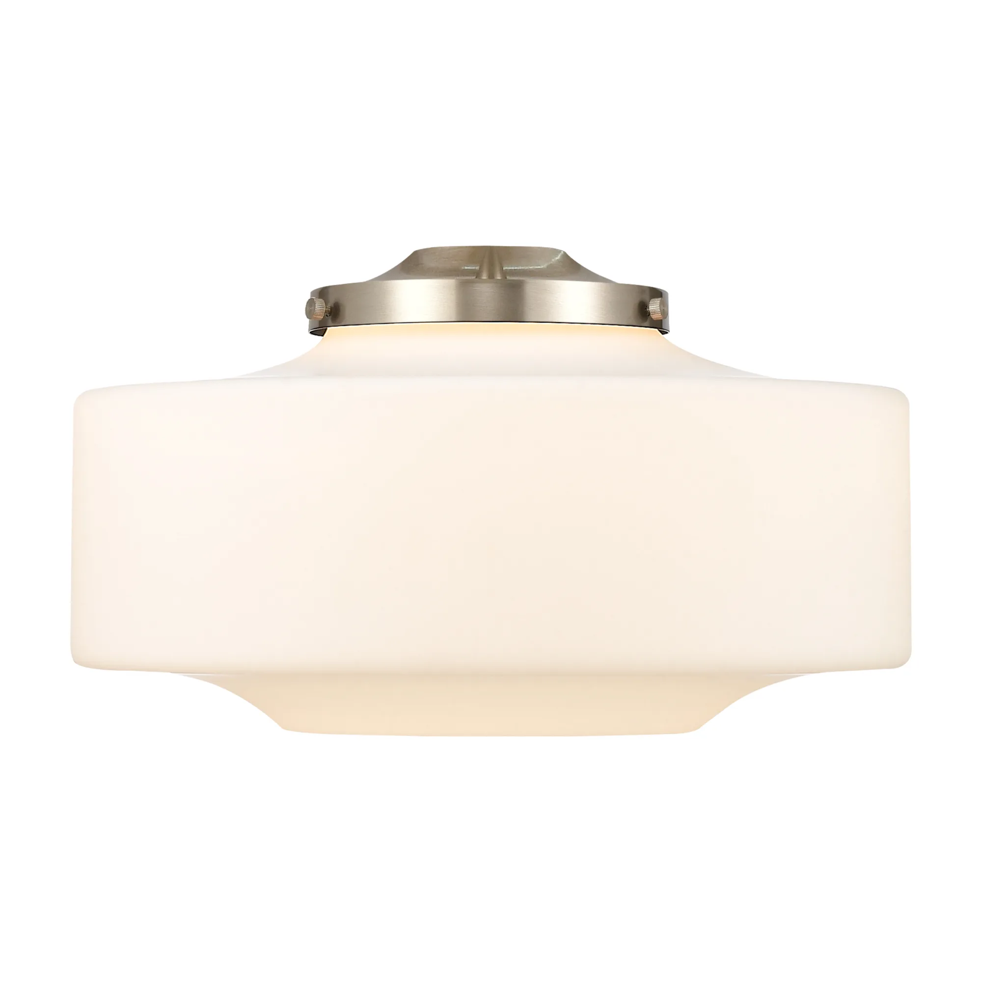 Bridgeton - 16 inch - Cased Matte White Glass