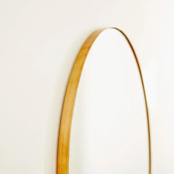 30" Round Gold Mirror - Image 3