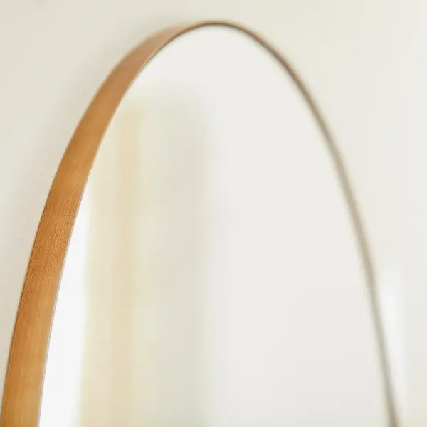 36" Round Gold Mirror - Image 3